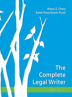 cover image of The Complete Legal Writer